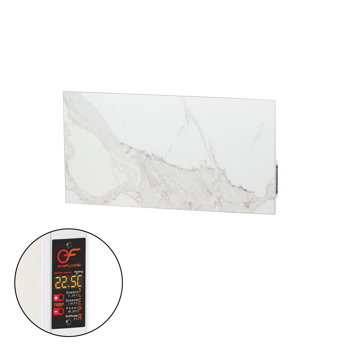 EraFlyme 250PW білий камінь  5 м² 250 Вт купити в Україні hotpro купить в Украине хотпро