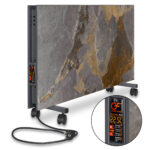 Керамічний обігрівач EraFlyme Двохстороння керамічна панель на роликах  1200PG cлейт  22 м² 1200 Вт купити в Україні hotpro купить в Украине хотпро