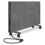 Керамічний обігрівач EraFlyme Двохстороння керамічна панель на роликах  1200PG графіт  22 м² 1200 Вт купити в Україні hotpro купить в Украине хотпро