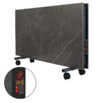 Керамічний обігрівач EraFlyme Двохстороння керамічна панель на роликах  1200PG темний камінь  22 м² 1200 Вт купити в Україні hotpro купить в Украине хотпро