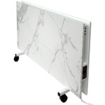 Керамічний обігрівач EraFlyme Двохстороння керамічна панель на роликах  1200PW білий камінь  22 м² 1200 Вт купити в Україні hotpro купить в Украине хотпро