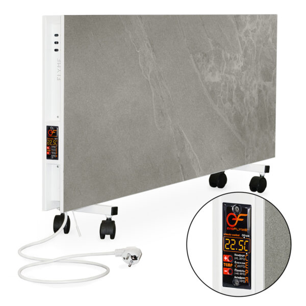 Керамічний обігрівач EraFlyme Двохстороння керамічна панель на роликах  1200PW кварц  22 м² 1200 Вт купити в Україні hotpro купить в Украине хотпро