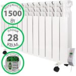 Електрорадіатор Ecoteplo 1500 Вт 14 секцій з підставкою 28 м² купити в Україні hotpro купить в Украине хотпро