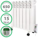 Електрорадіатор Ecoteplo 650 Вт 7 секцій з підставкою 15 м² купити в Україні hotpro купить в Украине хотпро