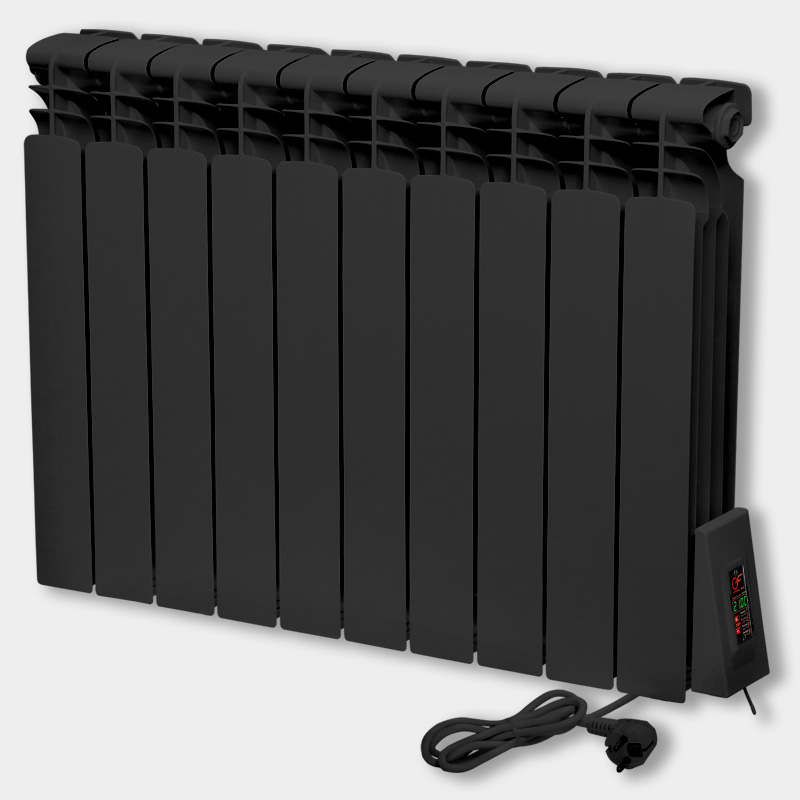 купити обігрівач ERAFLYME ELITE BLACK 10R електробатарея радіатор електрорадіатор hotpro