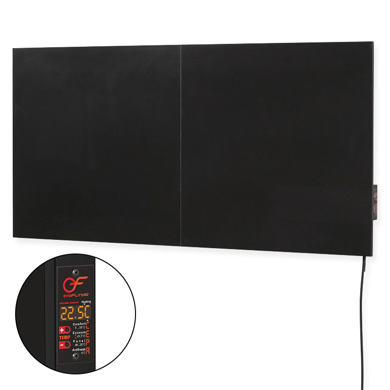 FLYME 900PB чорний - на 18 м² керамічний обігрівач hotpro Керамічний обігрівач EraFlyme 900PB чорний 18 м² 900 Вт купити в Україні hotpro купить в Украине хотпро