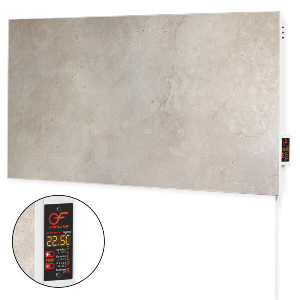 Керамічний обігрівач EraFlyme Керамічна панель  1000PW бежева  20 м² 1000 Вт купити в Україні hotpro купить в Украине хотпро
