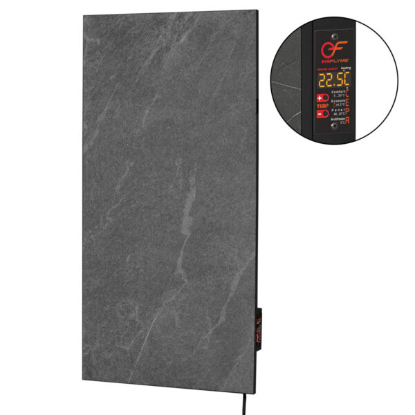 Керамічний обігрівач EraFlyme Керамічна панель  600TB графіт   12 м² 600 Вт купити в Україні hotpro купить в Украине хотпро