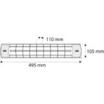 Інфрачервоний обігрівач Neo Tools 90-031 18 м² 2000 Вт купити в Україні hotpro купить в Украине хотпро