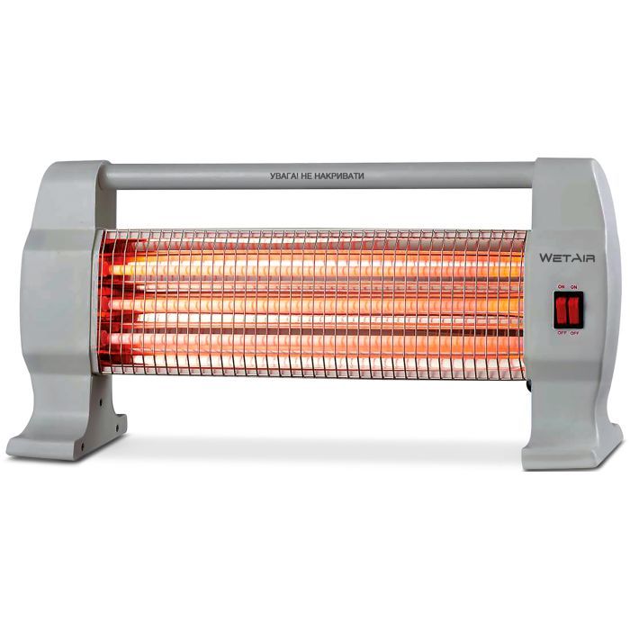 WetAir WQH-2010G обігрівач інфрачервоний Інфрачервоний обігрівач WetAir WQH-2010G 19 м² 1200 Вт купити в Україні hotpro купить в Украине хотпро